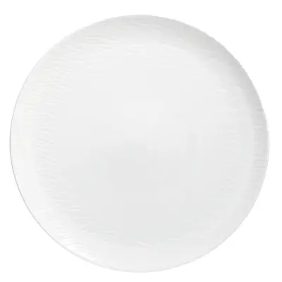 Plitev krožnik Seaside 31cm / bel / okrogel / porcelan