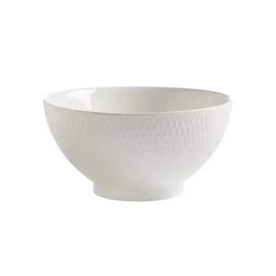 Sledica Diamonds 20cm / bela / pocelan