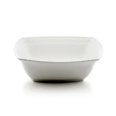 Skleda Margherita 23x23cm / bela / porcelan