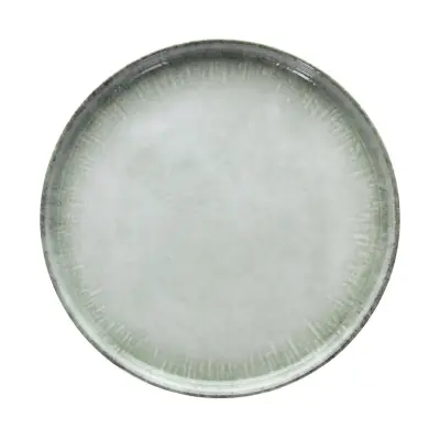 Plitev krožnik z robom Origini Thesis 27cm / olivno zelen / porcelan