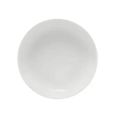Globok krožnik C&F Falda 23cm / bel / porcelan
