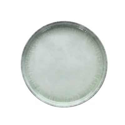 Desertni krožnik z robom Origini Thesis 21cm / olivno zelen / porcelan