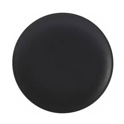 Plitev krožnik Caviar Black 27,5cm / črn / porcelan