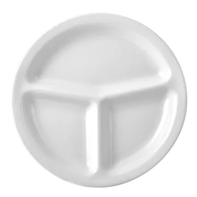 3-delni krožnik Napoli 30cm / okrogel / porcelan