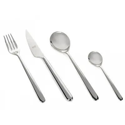 24-delni jedilni pribor Frozen Linea / 4mm / inox