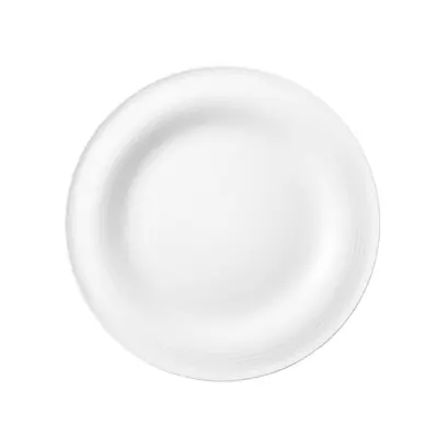 Desertni krožnik Blues 23cm / bel / porcelan