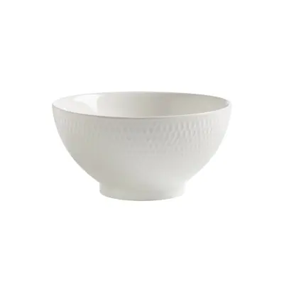 Skledica Diamonds 18cm / bela / porcelan