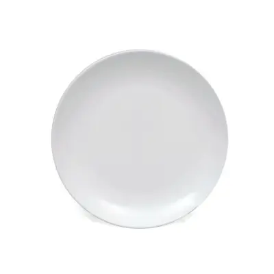 Mali krožnik Caviar Shine 20cm / okrogel / umazano bel / porcelan