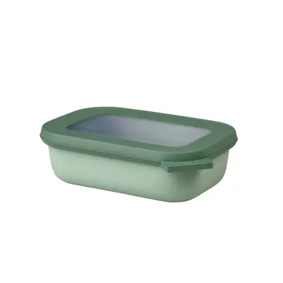 Cirqula posoda za shranjevanje 500ml / pravokotna / zelena / plastika pp, tpe