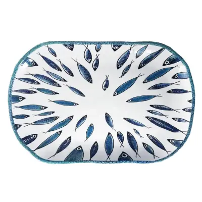 Servirni krožnik Sarda 36x23cm / ovalen / melamin