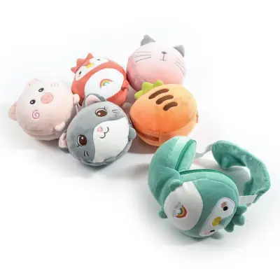 Potovalna maska z igračo 15x12xh15cm / več barv / poliester