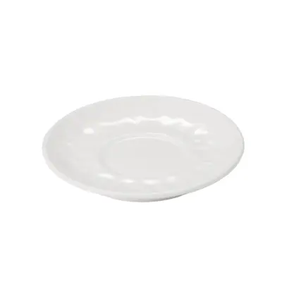 Podstavek za skodelico za čaj Hesperis 15cm / bel / porcelan