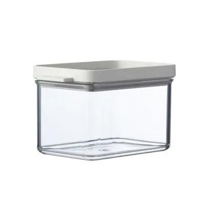 Omnia doza za shranjevanje 0,7l /14,5x9,4x9,2cm / nordijsko bela / ABS, SAN, TPE