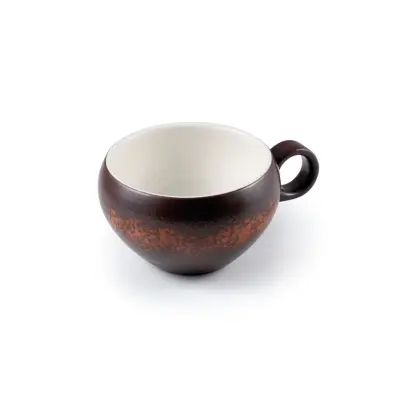 Skodelica za črno kavo Estia Rust 80ml / 7,5x9,5xh4,5cm / rjava / porcelan