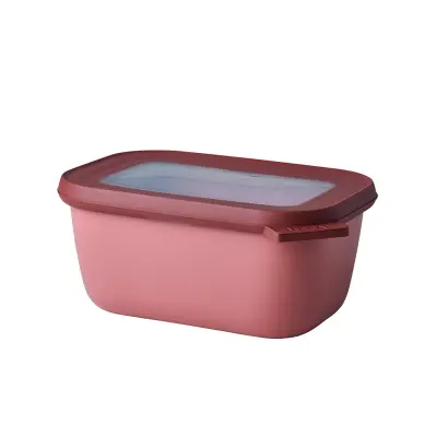 Cirqula posoda za shranjevanje 750ml / pravokotna / bordo / plastika pp, tpe