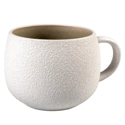 Set jumbo skodelica Stones 600ml / 2 kos / rjava / keramika