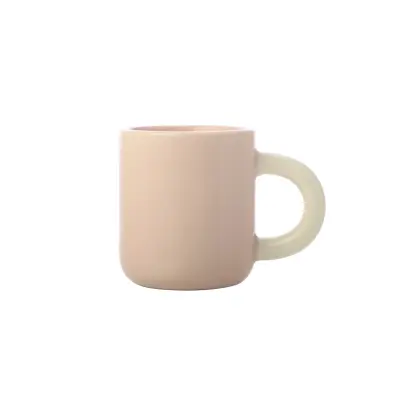 Mini lonček Sherbet 110ml / roza / porcelan