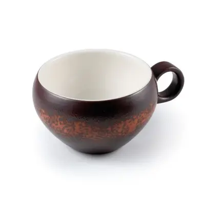 Skodelica za čaj Estia Rust 240ml / 10,5x13,5xh6cm / rjava / porcelan