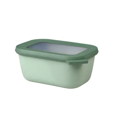 Cirqula posoda za shranjevanje 750ml / pravokotna / zelena / plastika pp, tpe