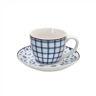 Set skodelica za črno kavo Cottage 80 ml / 6 kos / porcelan