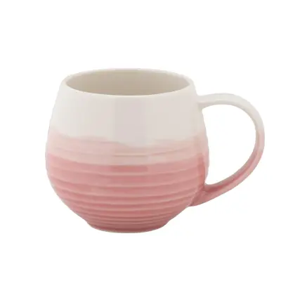 Lonček mug Tint Snug Illusion Rose 400ml / rdeč / porcelan