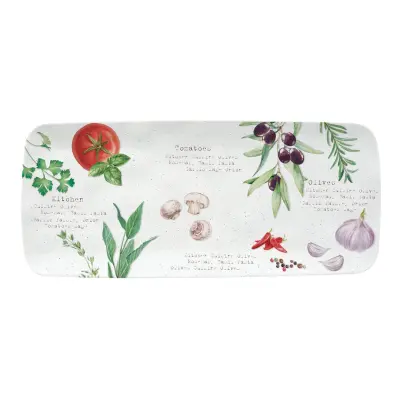 Home&Kitchen servirni krožnik 36x15,5cm / pravokoten / porcelan