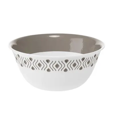 Tosca skleda 29xh13cm belo-siva / pvc