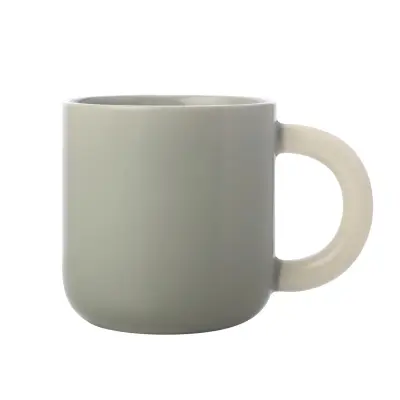 Lonček mug Sherbet 370ml / siv / porcelan