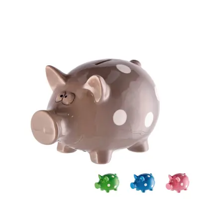 Hranilnik prašiček 20x13xh13cm / več barv / keramika