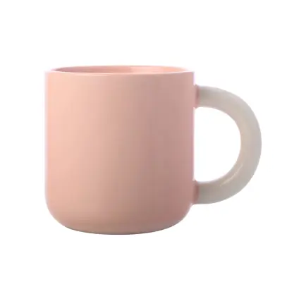 Lonček mug Sherbet 370ml / marelica / porcelan