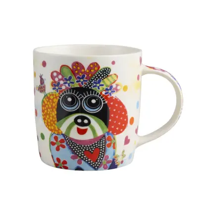 Lonček Kaleidoscope 370ml / Bestie / porcelan