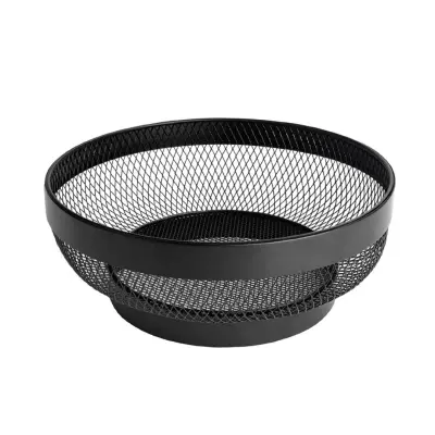 Skleda za sadje Lifestyle 25xh10cm / črna / kovina