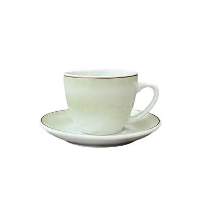 Set skodelica za črno kavo Rainbow 90ml / 6 kos / ledeno-zelena / porcelan
