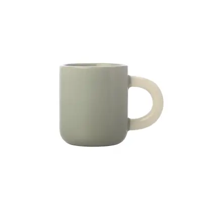 Mini lonček Sherbet 110ml / siv / porcelan