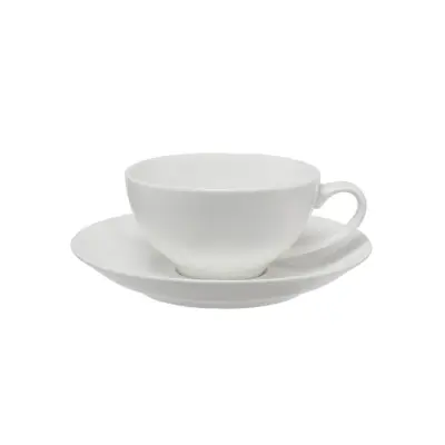 Skodelica za čaj White C&F Coupe 200ml / bela / porcelan