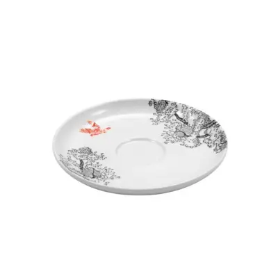 Podstavek za skodelico 100ml Kerasia 12cm / bela / porcelan