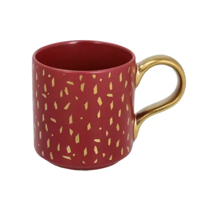 Lonček Friz 350ml / bordo / porcelan