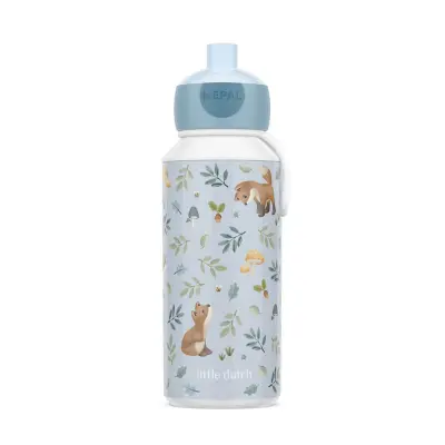 Steklenica pop-up Forest Friends 400ml / 6,6x18cm / ABS