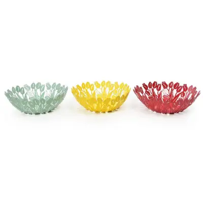 Okrasna skleda Tulipan 27xh9cm / več barv / kovina