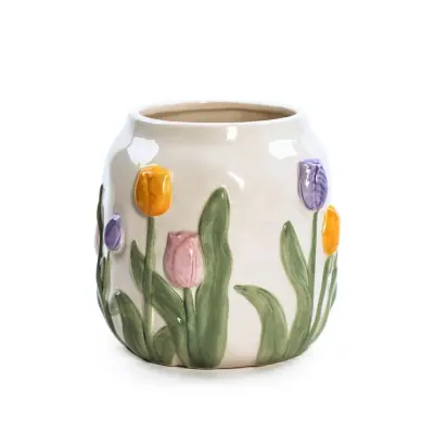 Vaza Tulipan 14xh13,6cm / keramika