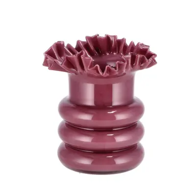 Vaza Todd 20xh21cm / bordo / steklo