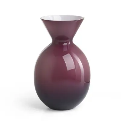 Vaza Kiev 19xh30cm / vijola / steklo