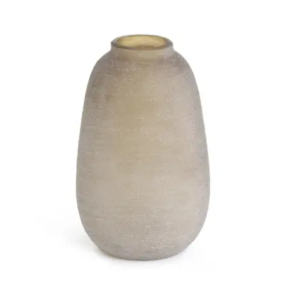 Vaza Satin h25,5cm / rjava / steklo