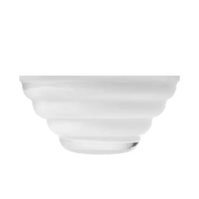 Skleda Anelli 28xh14cm / bela / steklo