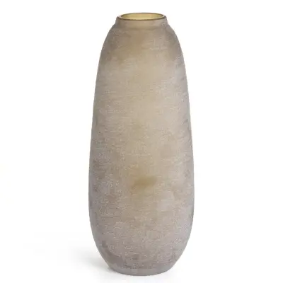 Vaza Satin h39,5cm / rjava / steklo