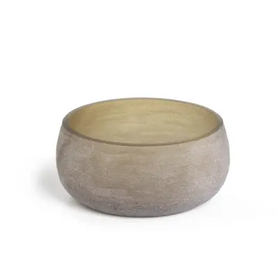 Okrasna vaza, skleda Satin h39,5cm / rjava / steklo