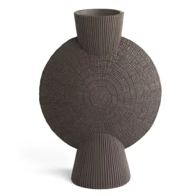 Vaza Africa h43,5cm / siva / poliresina