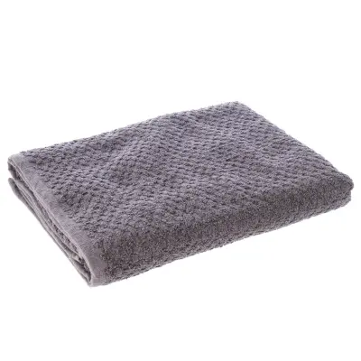 Velika brisača Travis 150x90cm / temno siva / bombaž