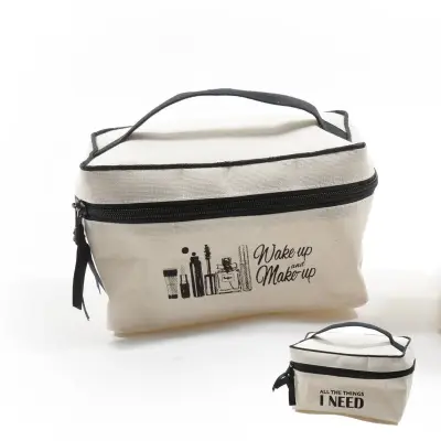 Essentials torba lepotna Beauty 24x16x17cm / več vzorcev / poliester, bombaž