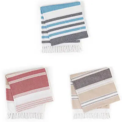 Brisača za na plažo 160x80cm / 250g / več barv / bombaž, poliester